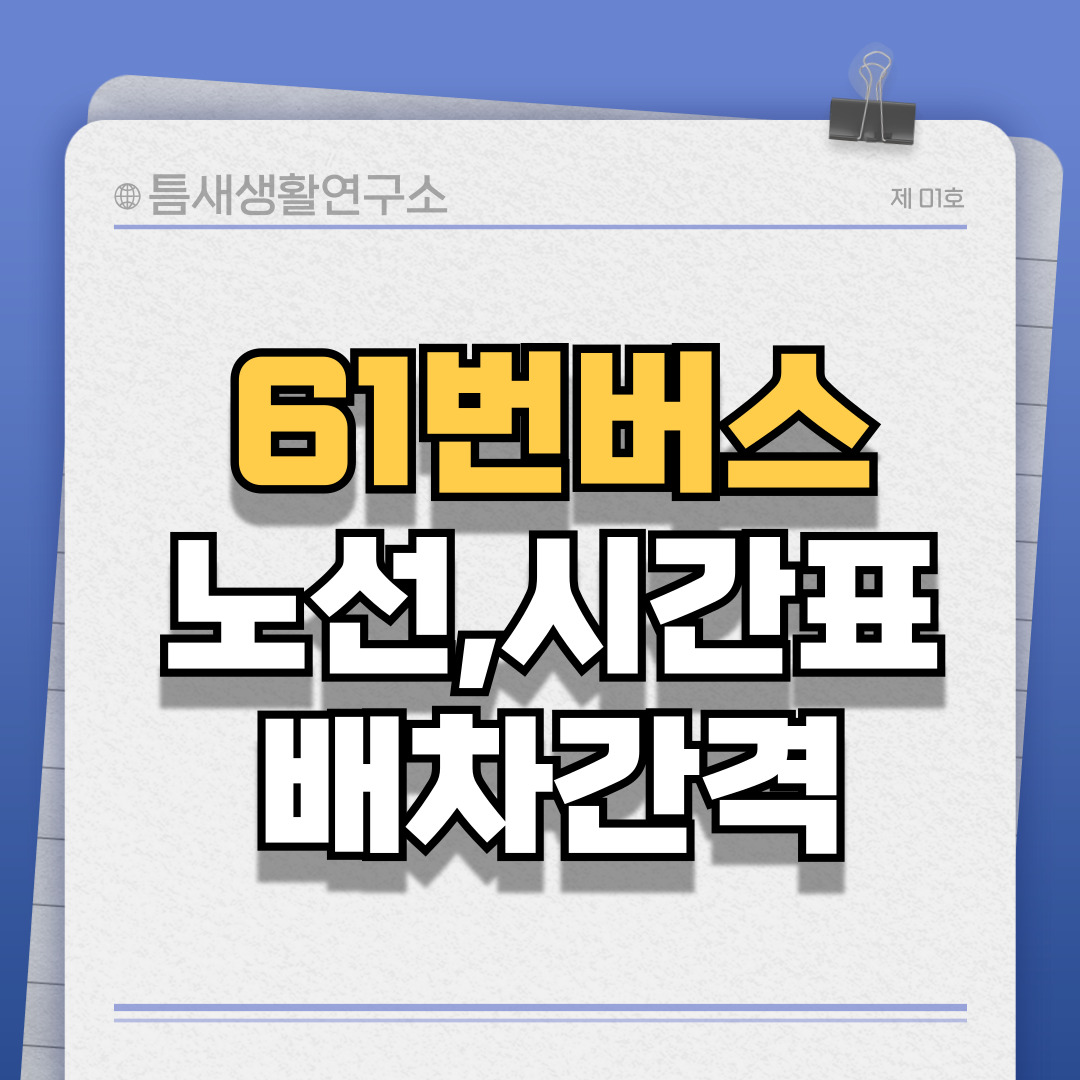61번버스-썸네일