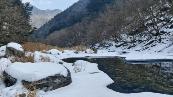 산림청 명품숲길 겨울 트레킹 : 연인산 명품 계곡길 코스&middot;주차&middot;팁