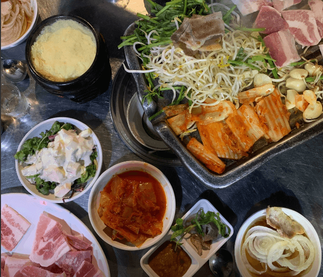 생활의 달인 미나리 냉삼겹살 & 주먹김밥 용산 은둔식달 맛집