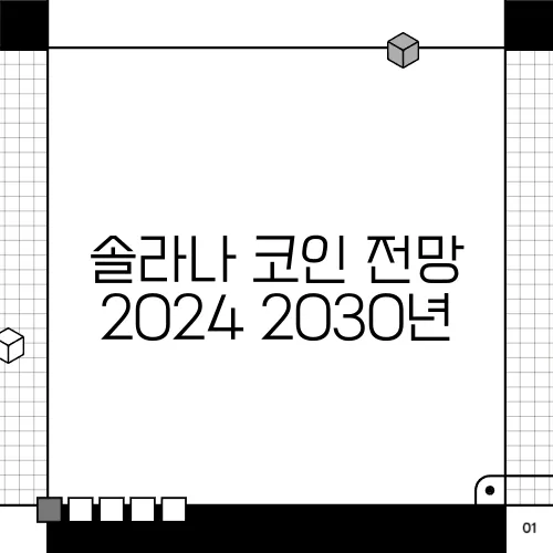 솔라나 코인 전망 2024 2030년