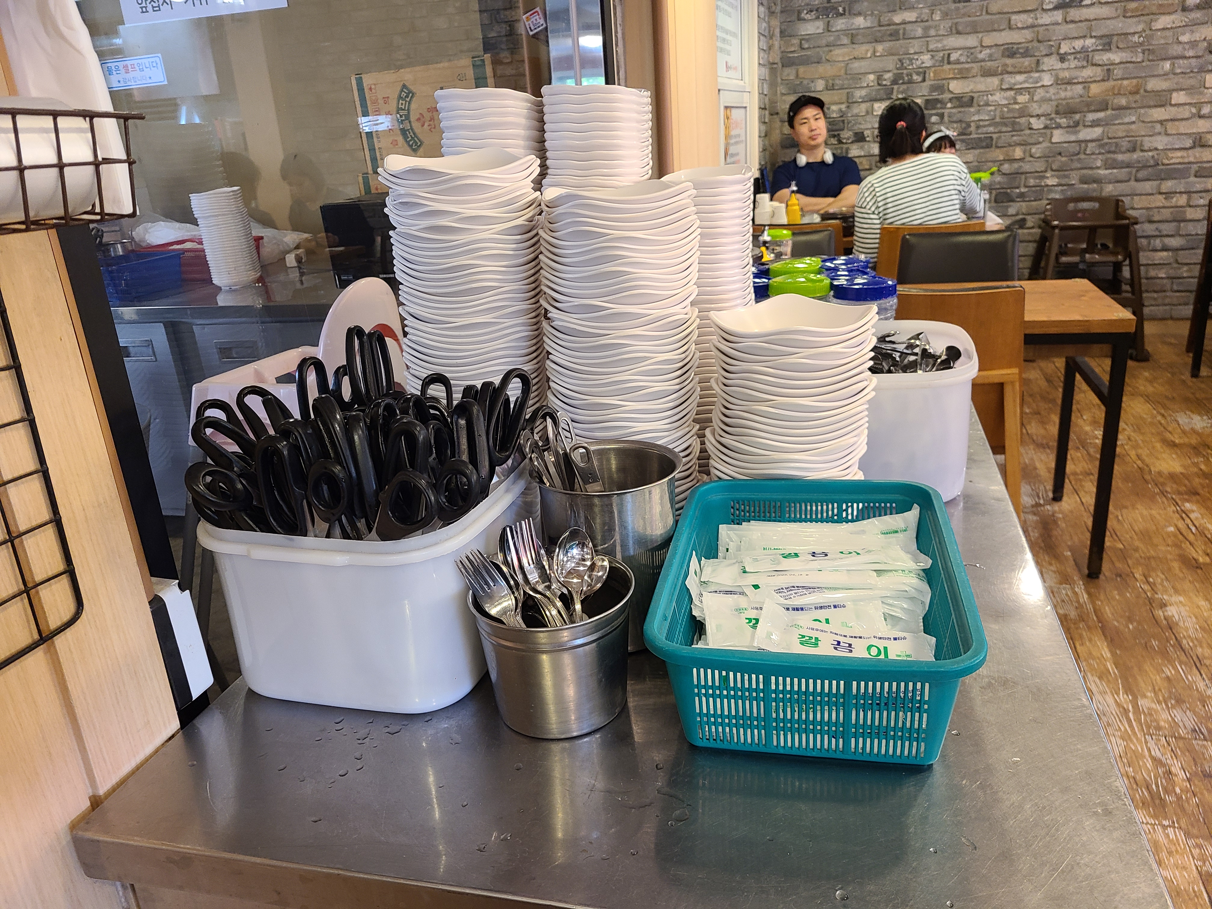 팔당 초계국수 셀프코너