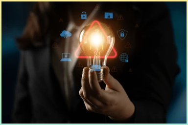 사이버 보안 위협 경보는 데이터를 보호. 사이버 보안 위협 경보는 접근을 막고, 경보는 침입을 경고하고, 시스템을 방어하고, 사이버 보안 위협 경보는 위험을 식별.