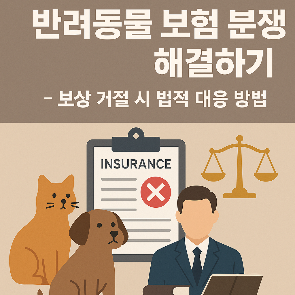 반려동물 보험 분쟁 해결하기