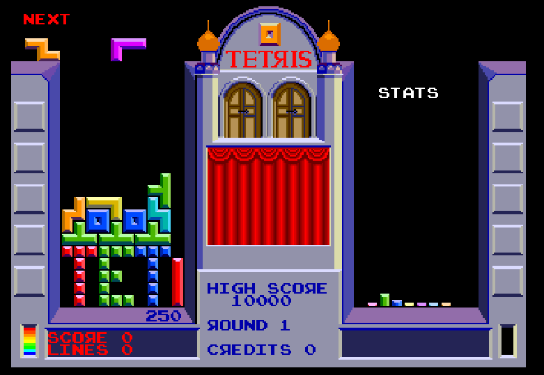 옛날 무료 테트리스 게임