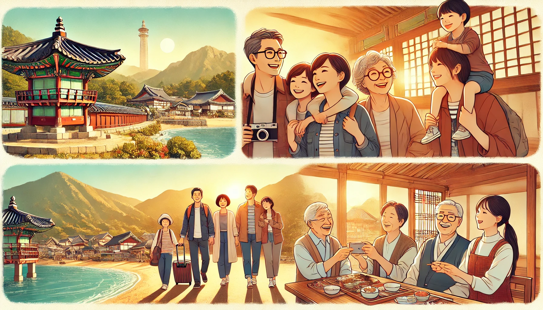 은퇴후에 떠나는 가족여행