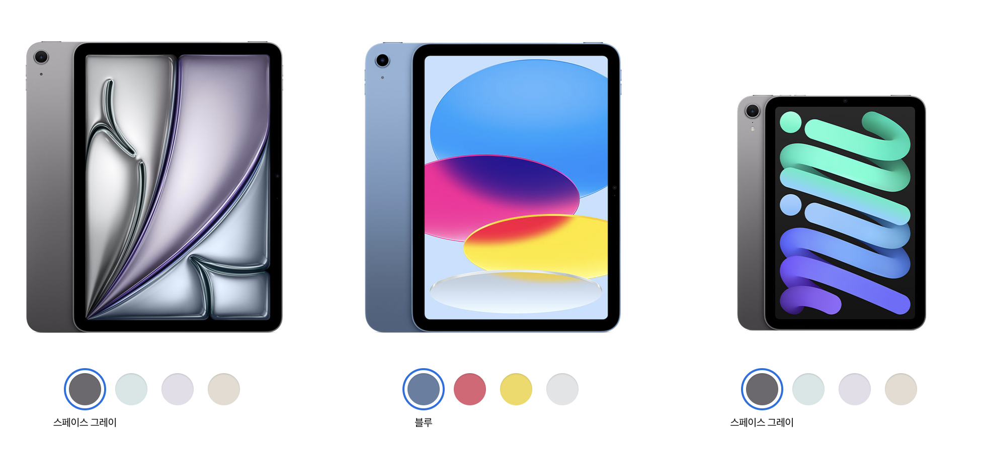 애플 아이패드 종류