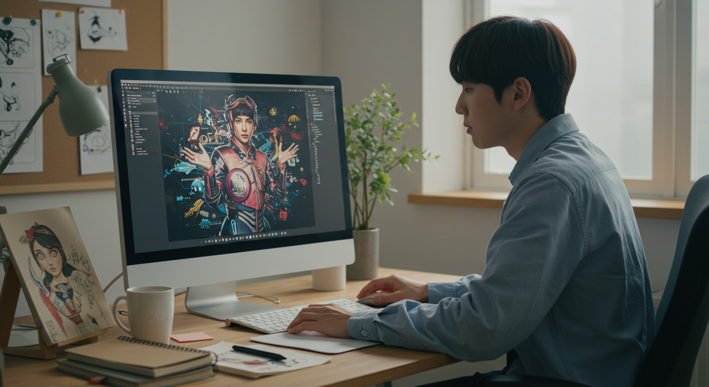 미드저니로 만든 일러스트 판매법 🎨 AI 이미지로 수익 만들기, 지금이 기회!