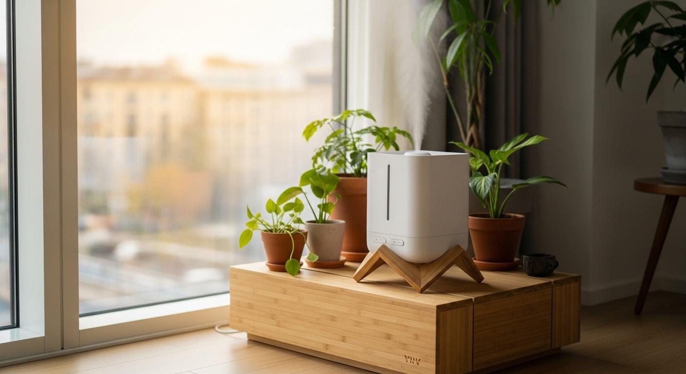 가습기 나무 받침대