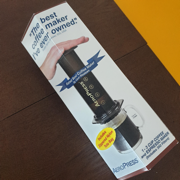 에어로프레스 소개: 에어로프레스 특징, 장&middot;단점 및 추출 레시피 알아보기_패키지