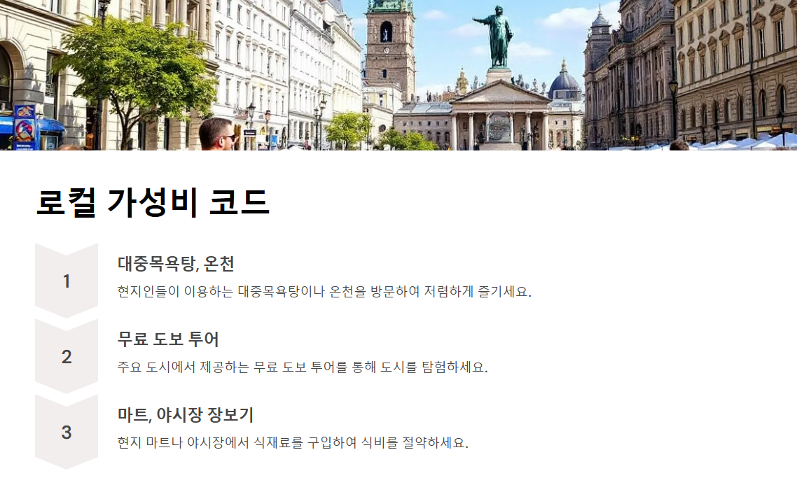 가성비 좋은 해외여행