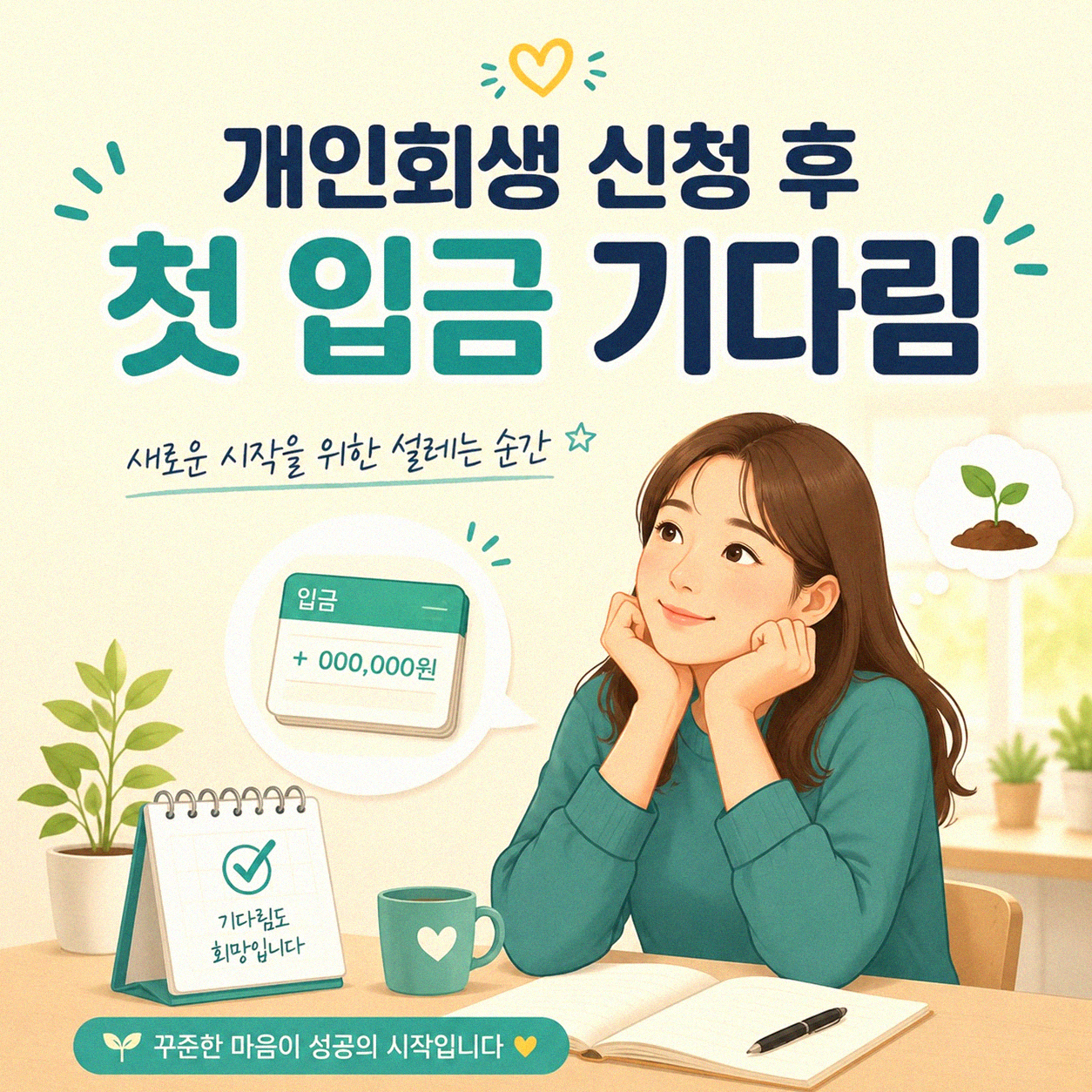 개인회생 신청 후 첫 입금, 언젠가 받을 수 있을까