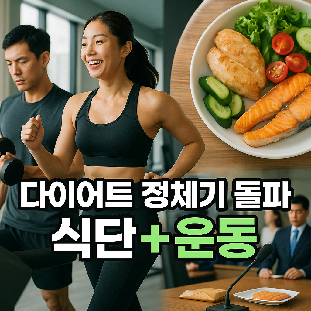 다이어트 정체기 돌파를 위한 식단과 운동