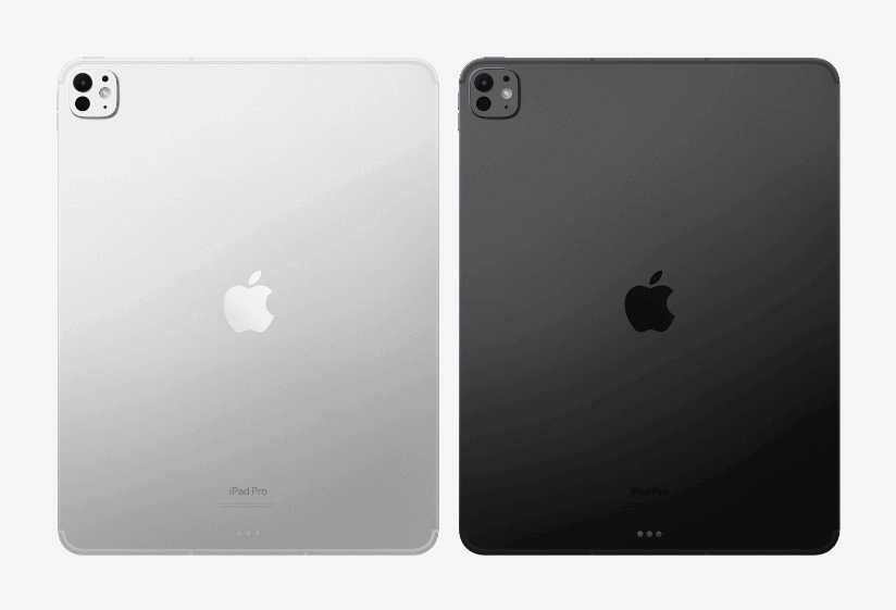 아이패드 M4 프로 컬러-실버와 스페이스 블랙1 Front