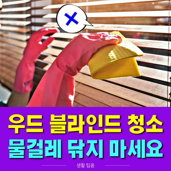 블라인드 청소 방법,우드 블라인드 청소,나무 블라인드 청소,팁줌 매일꿀정보