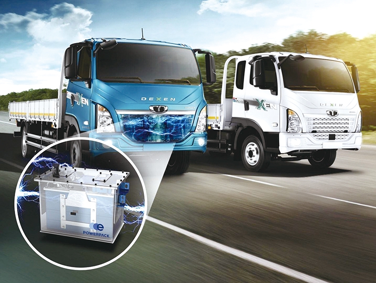 타타대우 더쎈EV 관련 사진 (전기상용트럭)