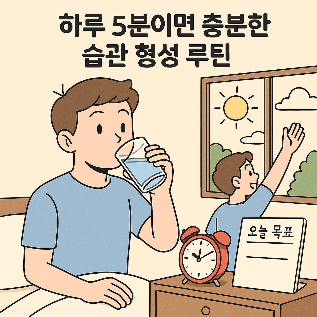 하루 5분이면 충분한 습관 형성 루틴