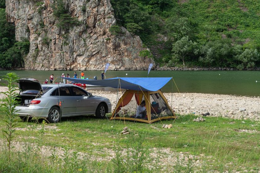 여름 캠핑