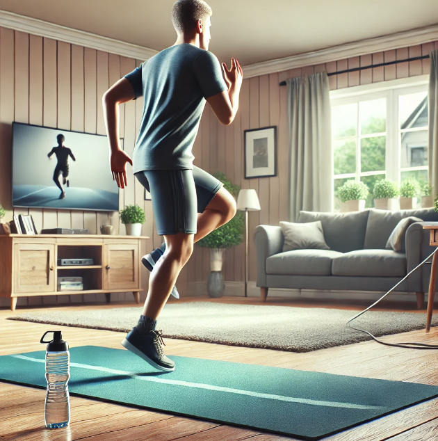 실내 유산소 운동 관련 사진