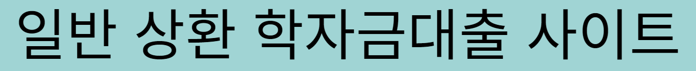 일반 상환 학자금 대출4