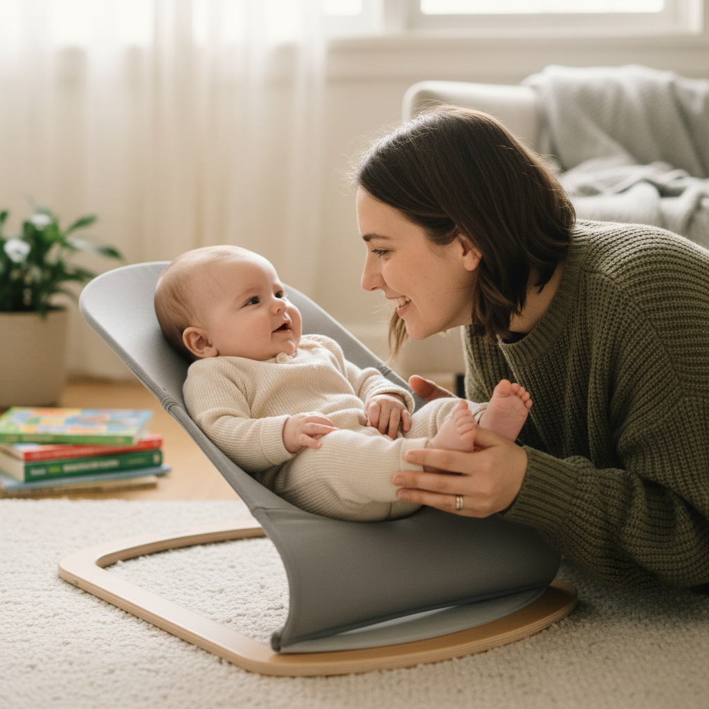 신생아부터 베이비뵨 바운서&amp;#44; 완벽 활용시기 3단계