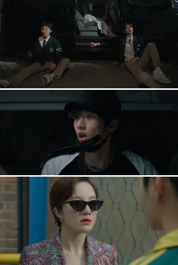 차에-기대어-앉은-세경과-이헌