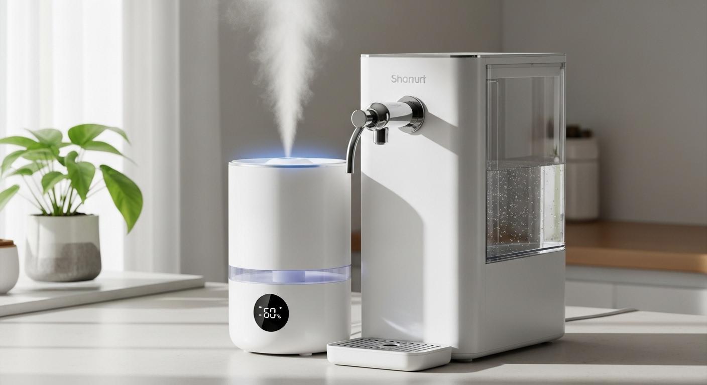 초음파 가습기 정수기물