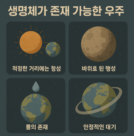 생명체가 존재 가능한 우주