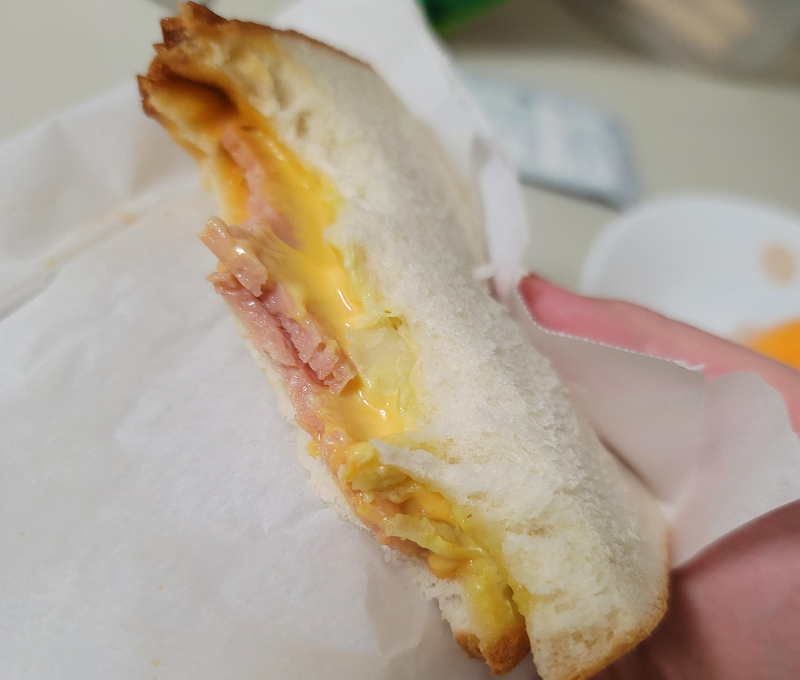 GS25 스팸 치즈 토스트 맛 후기