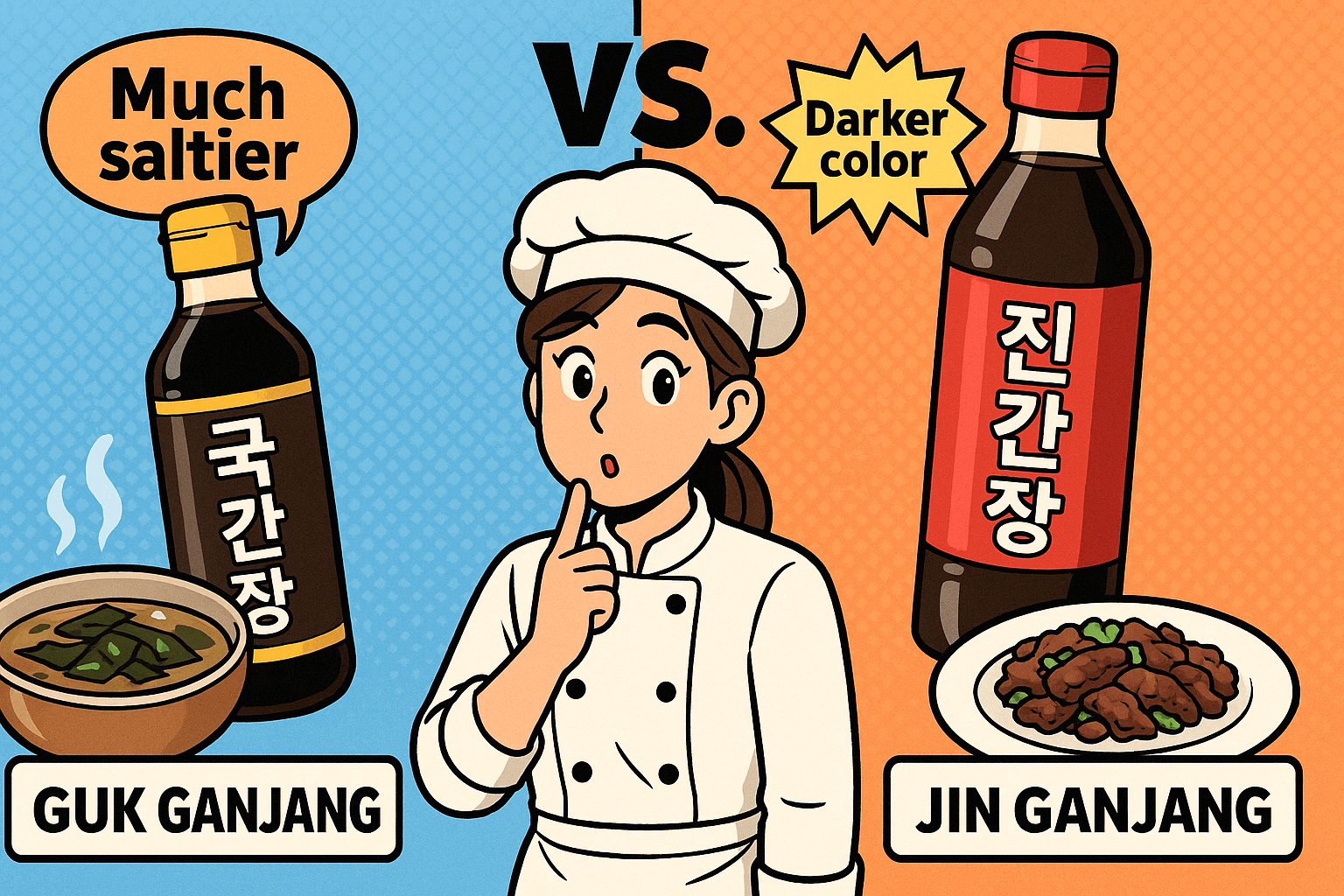 국간장과 진간장은 무엇이 다를까요