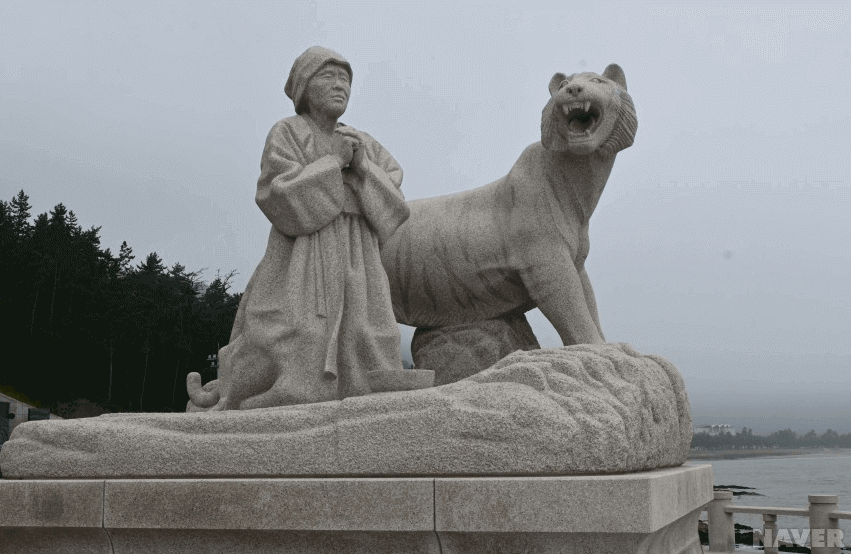 진도 신비의 바닷길 뽕할머니 전설