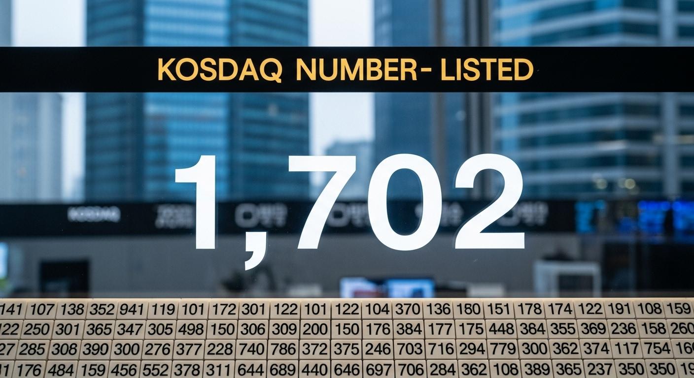 코스닥 등록 상장 기업수