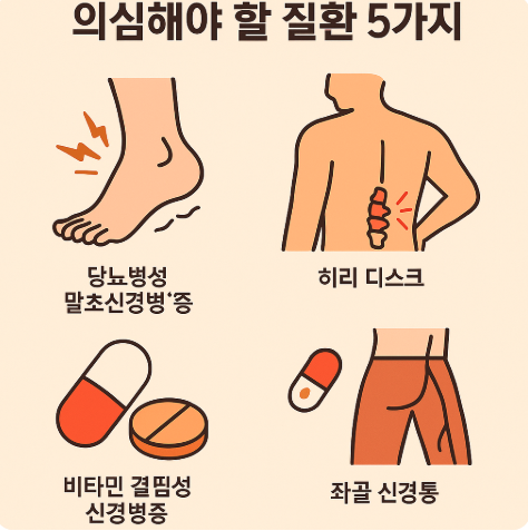 발저림 시 의심해야 할 질환 5가지