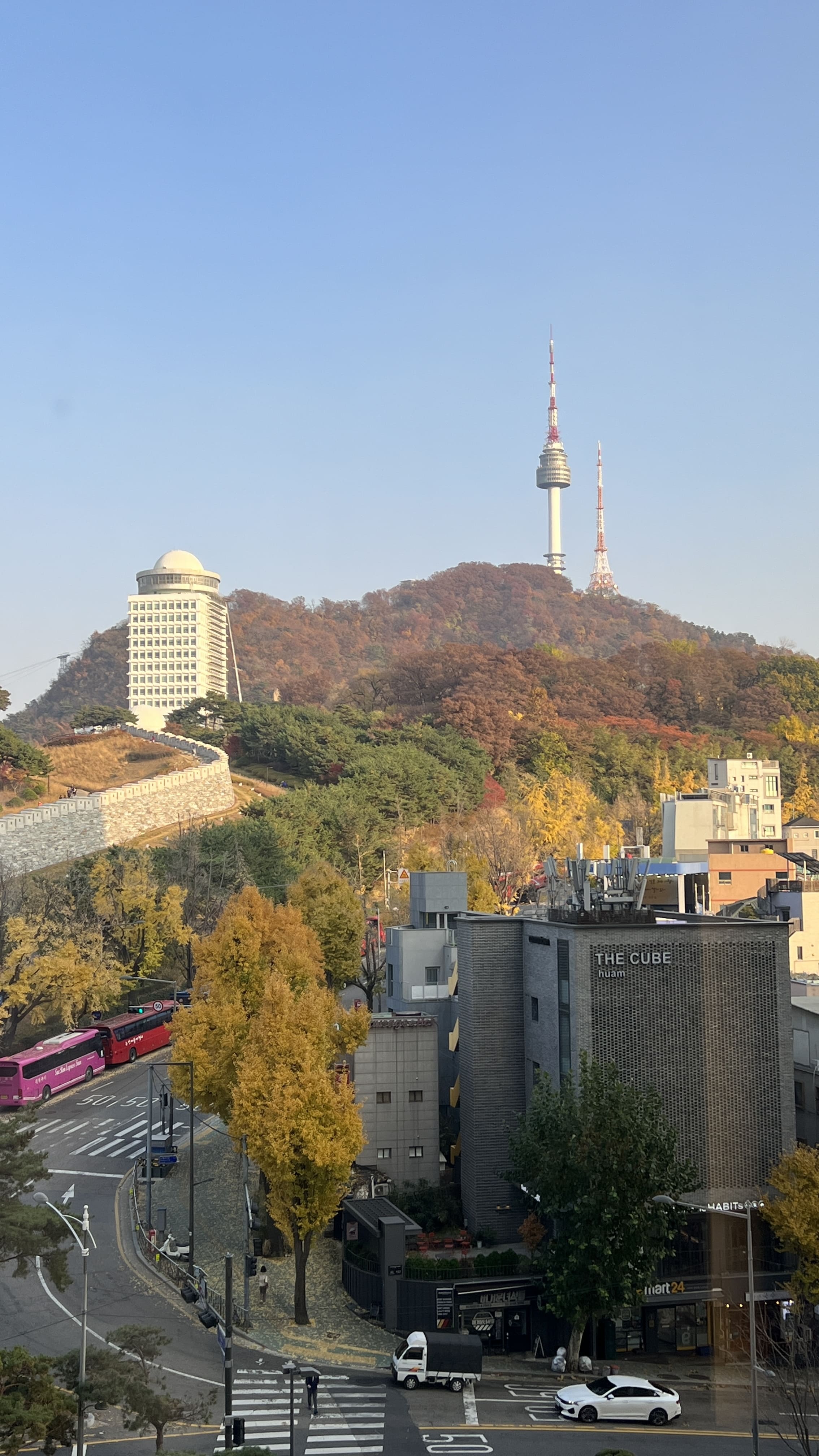 가을 남산공원 백범광장 산책
