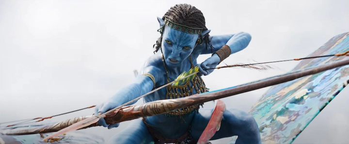 아바타2 물의 길 네이티리 하늘 액션