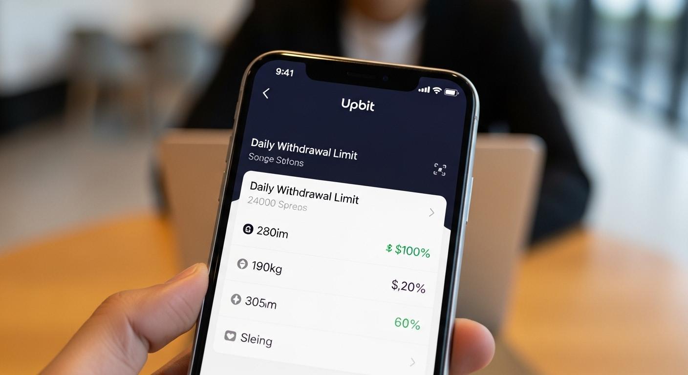 업비트 하루 출금 한도