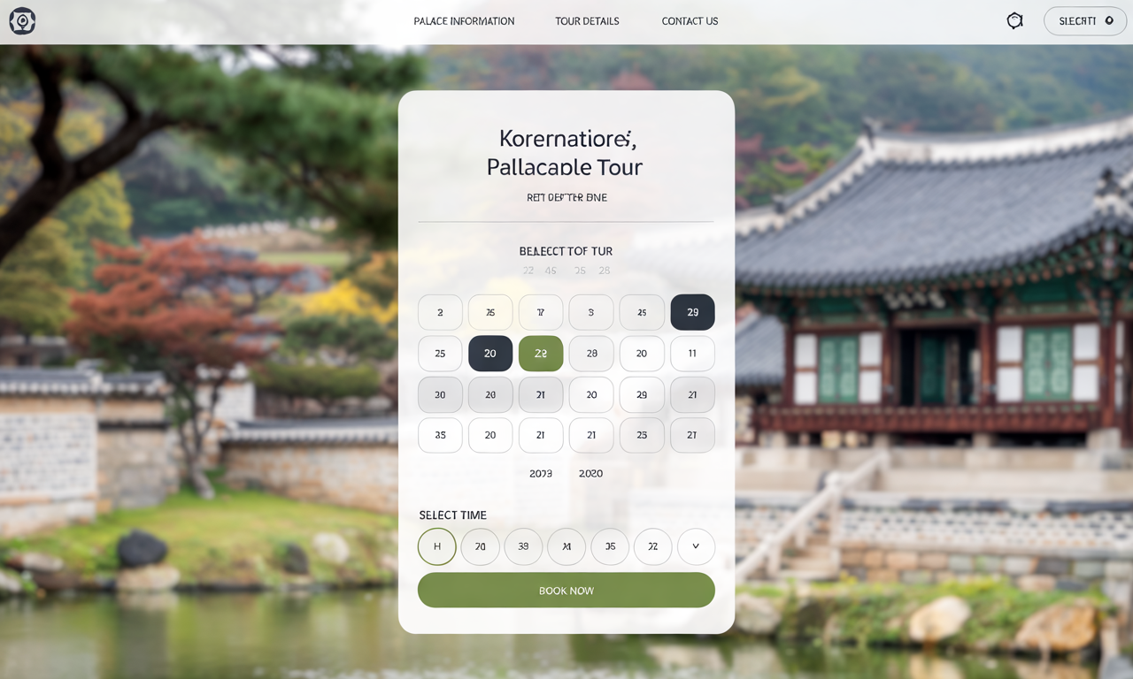 원하는 날짜 예약