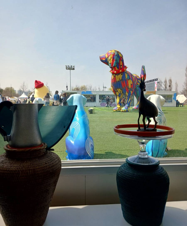 아트큐브 건물에서 본 풍경