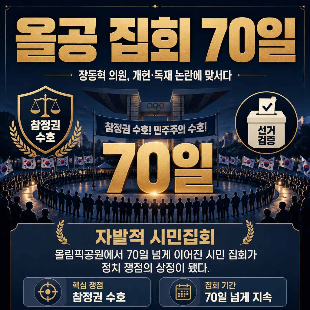 올공 집회 70일