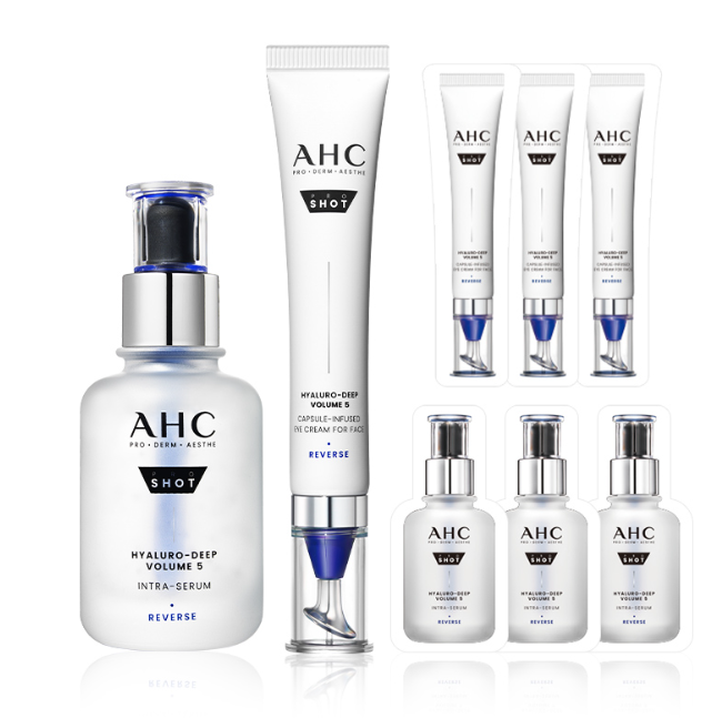 AHC 프로샷 히알루로 딥볼륨5 듀오 (세럼+아이크림)