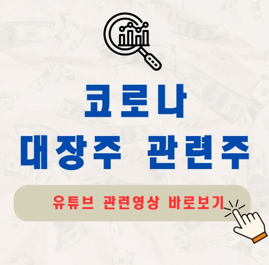 코로나 대장주 관련주
