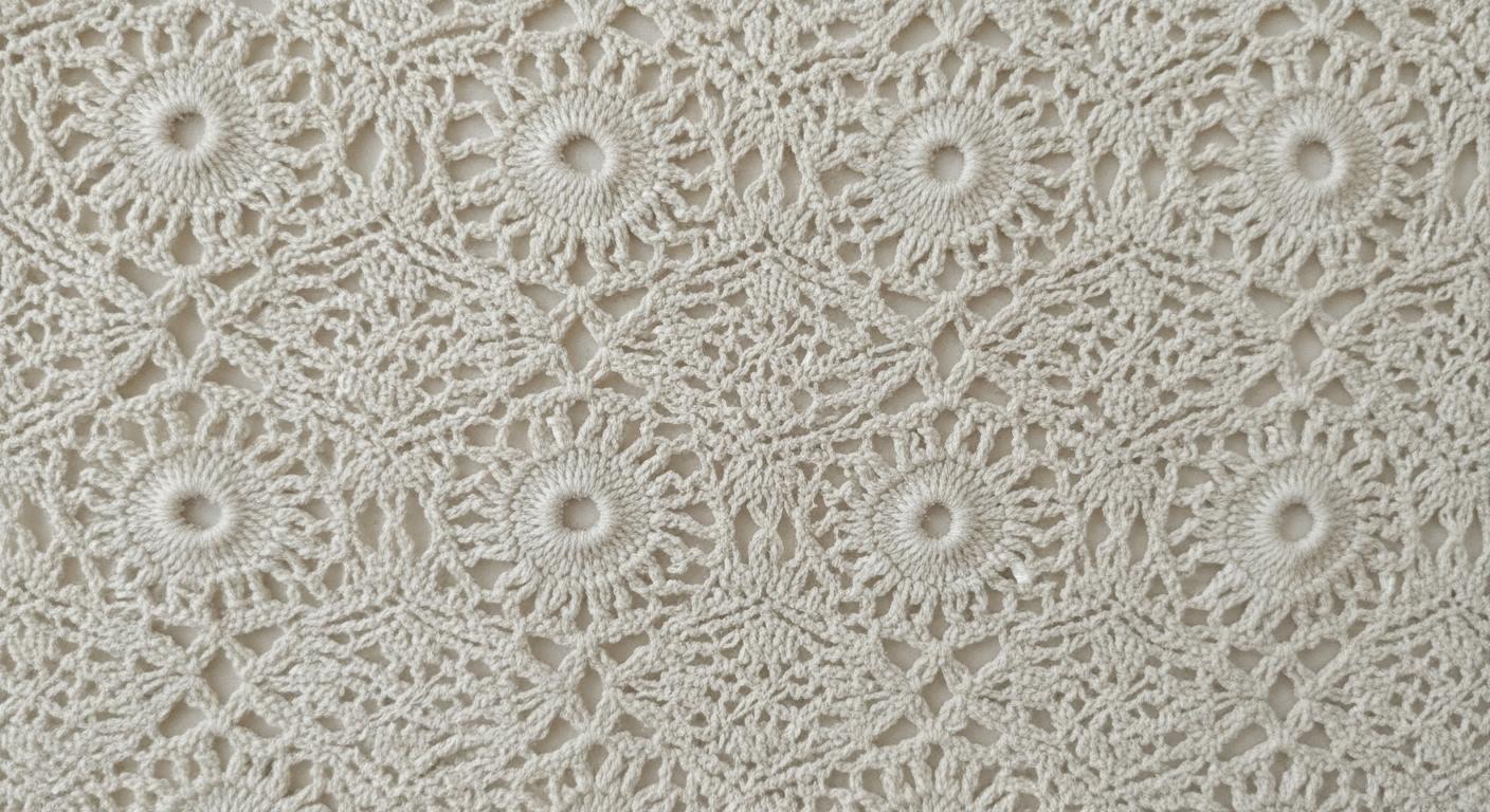 코바늘 레이스 커튼뜨기 도안