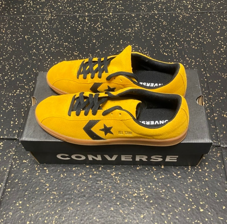 컨버스 올스타 클래식 트레이너 옥스 스웨이드 옐로우 CONVERSE ALL STAR CLASSIC TRAINER OX YELLOW