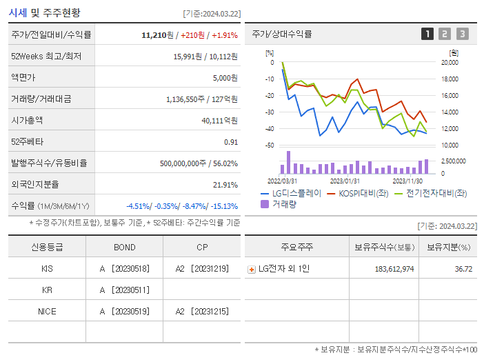 LG디스플레이_기업개요