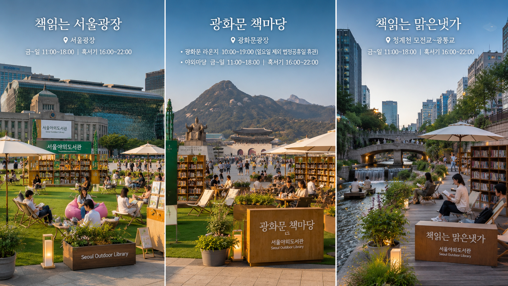 서울 야외도서관 전경