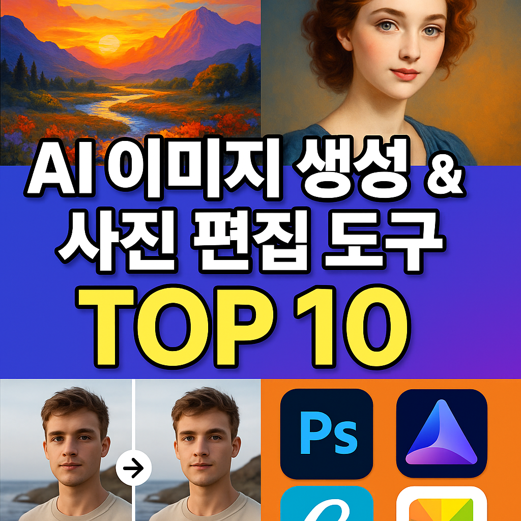 무료로 사용할 수 있는 AI 사진 편집 도구 TOP 10