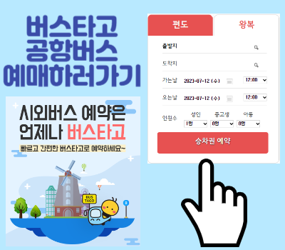 버스타고 공항버스