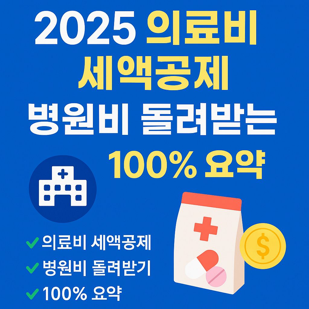 2025 의료비 세액공제 완벽 활용법