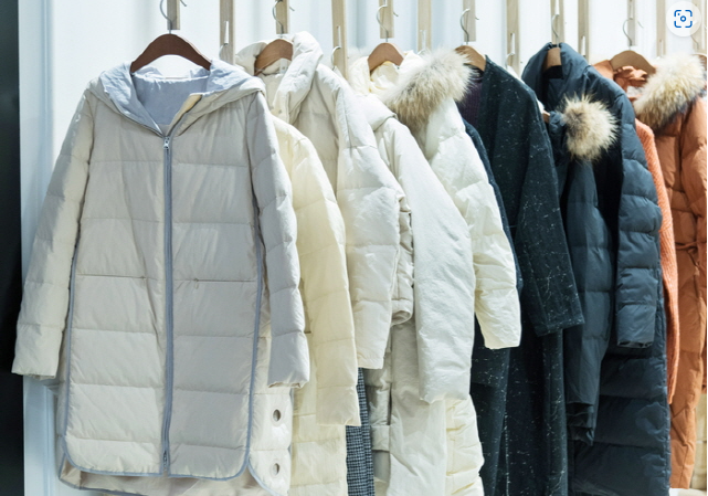 겨울옷 찍은 사진