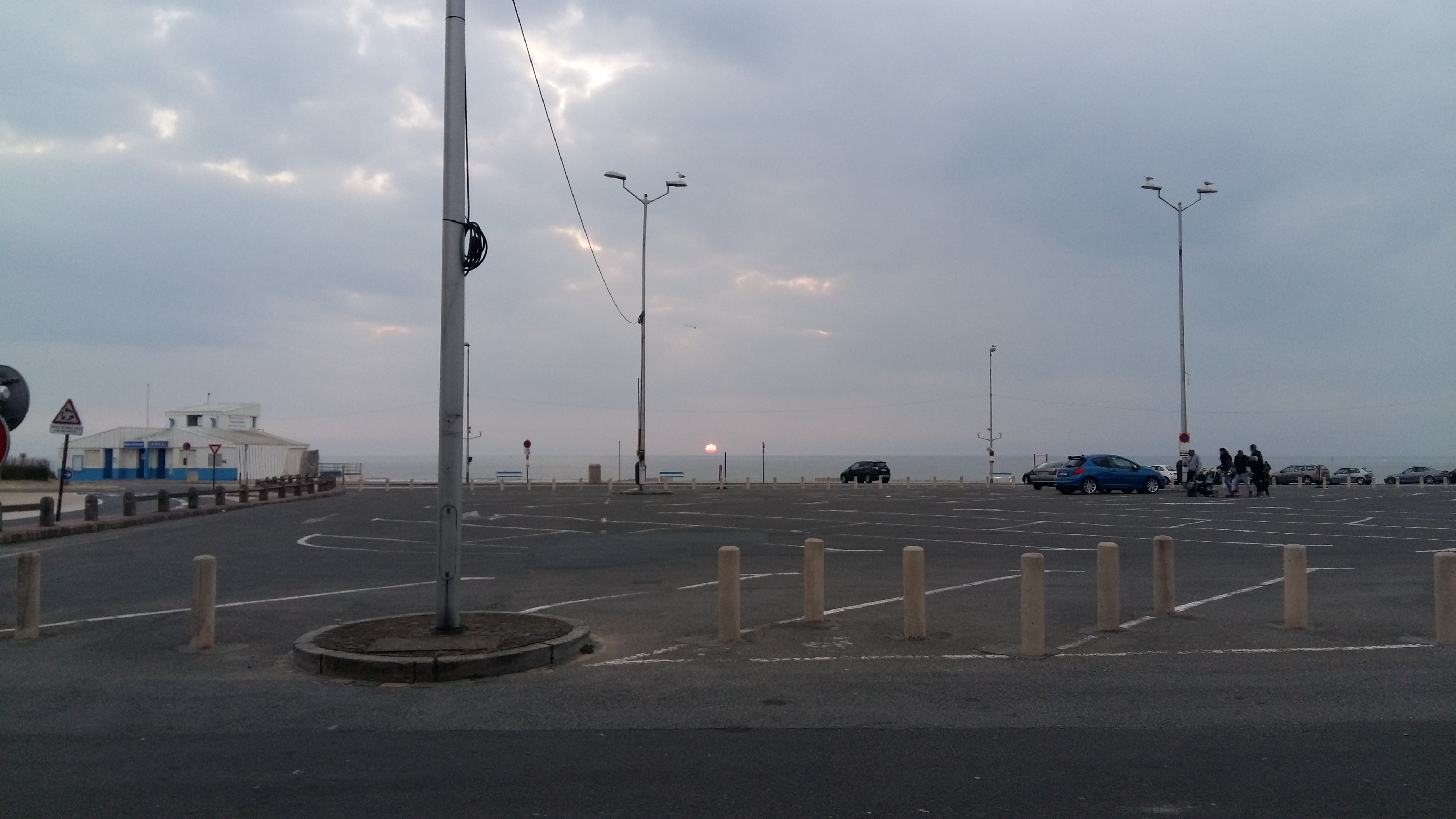 프랑스 칼레 일몰