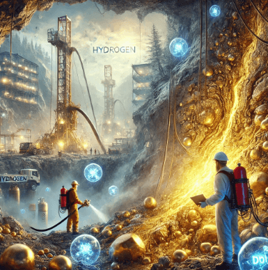 거대한 금, 수소 매장지 발견